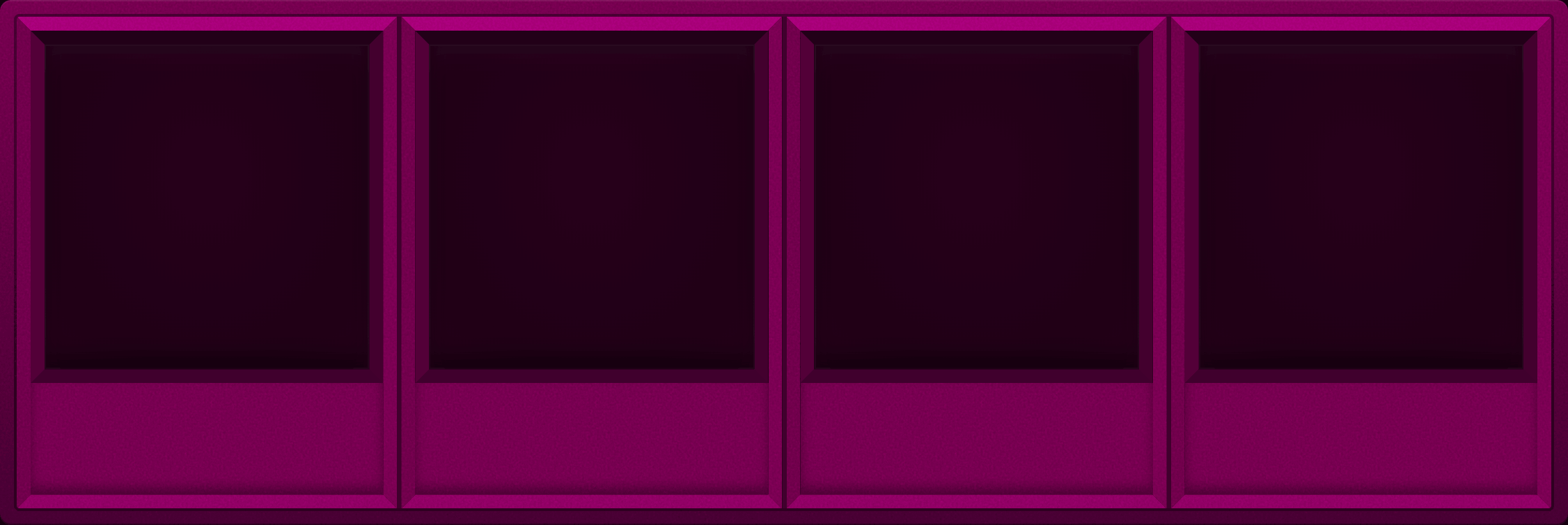 Abyss Purple Display Case (1x4)